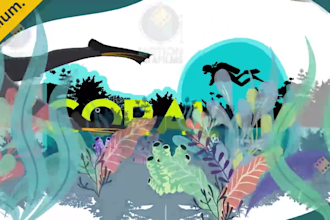 create your 2d animated logo motiongraphics original quality and creativity