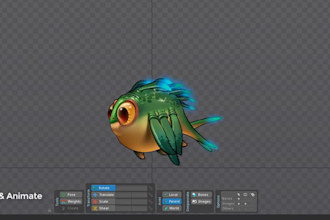 make the best character animation in spine