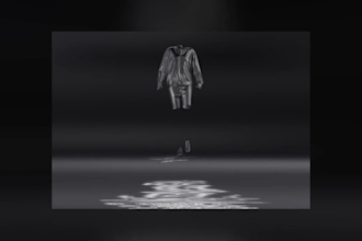 do a realistic 3d clothing animation for your fashion brand