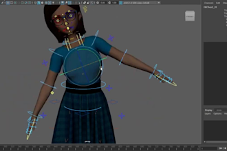 rig 3d character,facial rig,full body,blendshapes,bend control,wonder dynamic