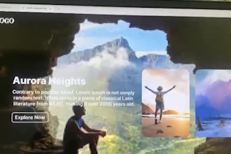 develop a custom landing page for your product or service