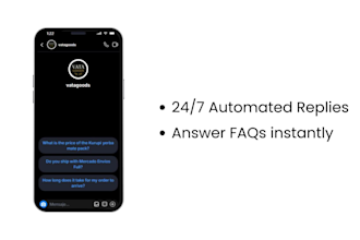 set up a professional chatbot for instagram and facebook