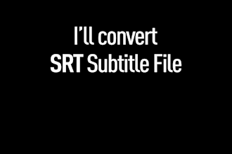 convert subtitles from srt to smpte dcinema XML file format