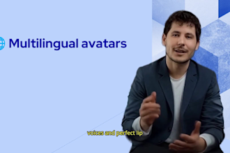 create a professional video with a talking avatar in multiple languages