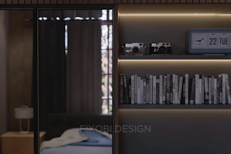 make 3d bedroom designs