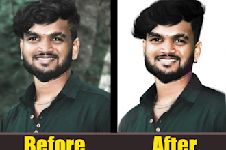 do high end photoshop editing and portrait photo retouching