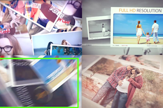 create a slideshow video any style
