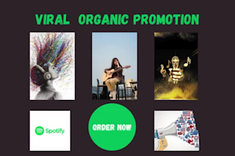 promote your spotify track to real listeners for organic viral growth