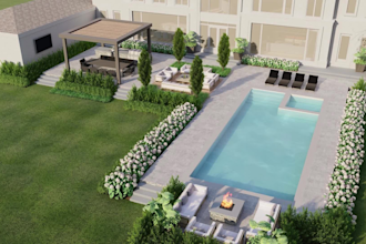 landscape architect design front yard, backyard, garden as landscape architect