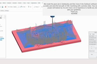do cnc programming in 2d and 3d for wood and steel