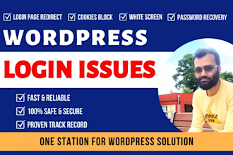 fix wordpress login issues, errors and dashboard broken problems