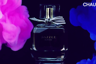 do realistic 3d cgi product animation and 3d rendering industrial video perfume