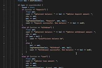 write and debug your code in c plus plus or python