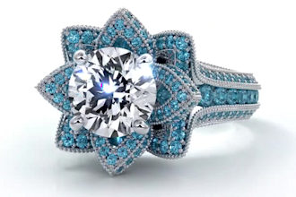 do jewelry cad design solitaire engagement and wedding ring in matrix gold