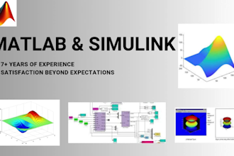 do all matlab, python projects and simulink modelling