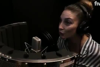 record the spanish female or child voice over that you need