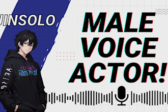 voice act your male characters for your indie games