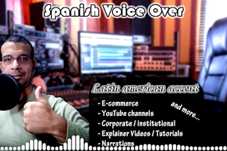 record professional spanish voice overs