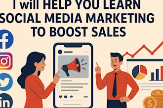 be your social media marketing tutor and coach for business growth