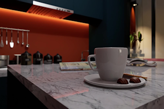 create architecture interior cinematic video animation