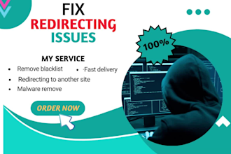 fix redirecting issues and blacklist removal