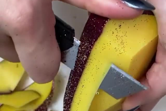 make oddly satisfying, soap cutting asmr videos for youtube and social media