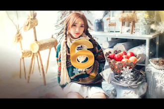 create a stunning happy new year and merry christmas intro video