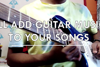 add guitar solos or chords to your tracks