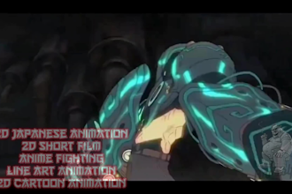 2d traditional japanese animation, anime fighting style 2d cartoon animation