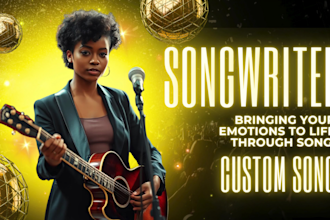 be your female singer songwriter ghostwriter song custom lullaby therapy gospel