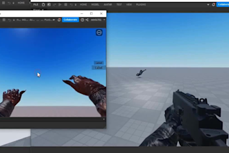 make animation for monster or any model suppost roblox,model 3d assets,weapon3d