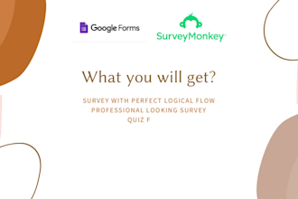 create an effective surveymonkey or google forms surveys