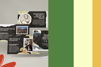 create a sleek, modern presentation look with canva