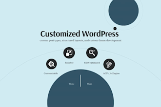 develop a custom wordpress website with jetengine
