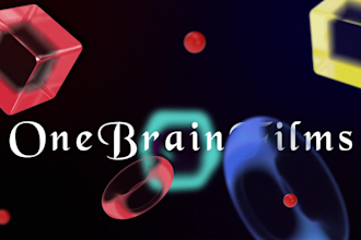 create custom logo and text animation with electric overlay