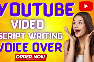be your youtube script writer and video script writer