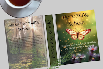design a KDP kindle book cover, 3d mockup, and custom digital stickers