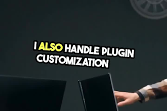 quickly create a one page wordpress website for you