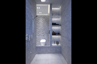 create bathroom interior and realistic 3d render