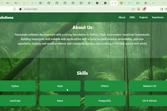 build fast and scalable web applications using python, flask and django