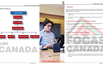 draft professional policies and procedures for your business