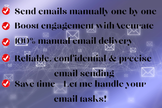 manually send bulk emails one by one with accuracy
