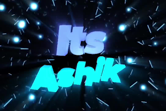 create logo animation, intro and outro for youtube