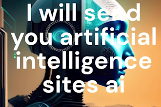 send you  artificial intelligence sites ai