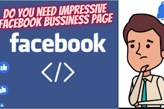 setup impressive facebook business page or fb profile creation for your business