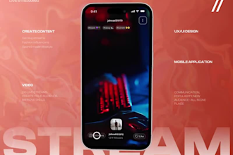 develop live streaming app video streaming website vod app ott app music app
