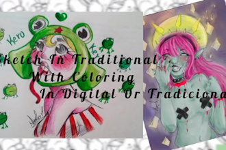 draw the character of your choice