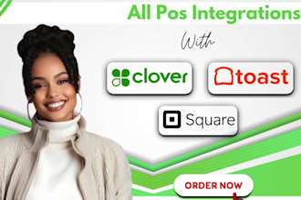 setup square pos, toast pos, square, clover pos and loyverse pos in 24 hours