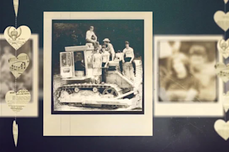 create a sentimental and beautiful slideshow with hearts