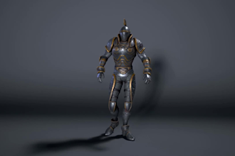 vrm modular character,cc4,baked texture,render stylized 3d modularity character